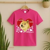 Funny Doge Valentine Meme T-Shirt thumb 2