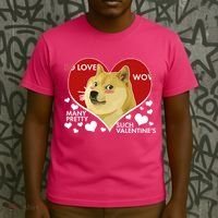 Funny Doge Valentine Meme T-Shirt thumb 3