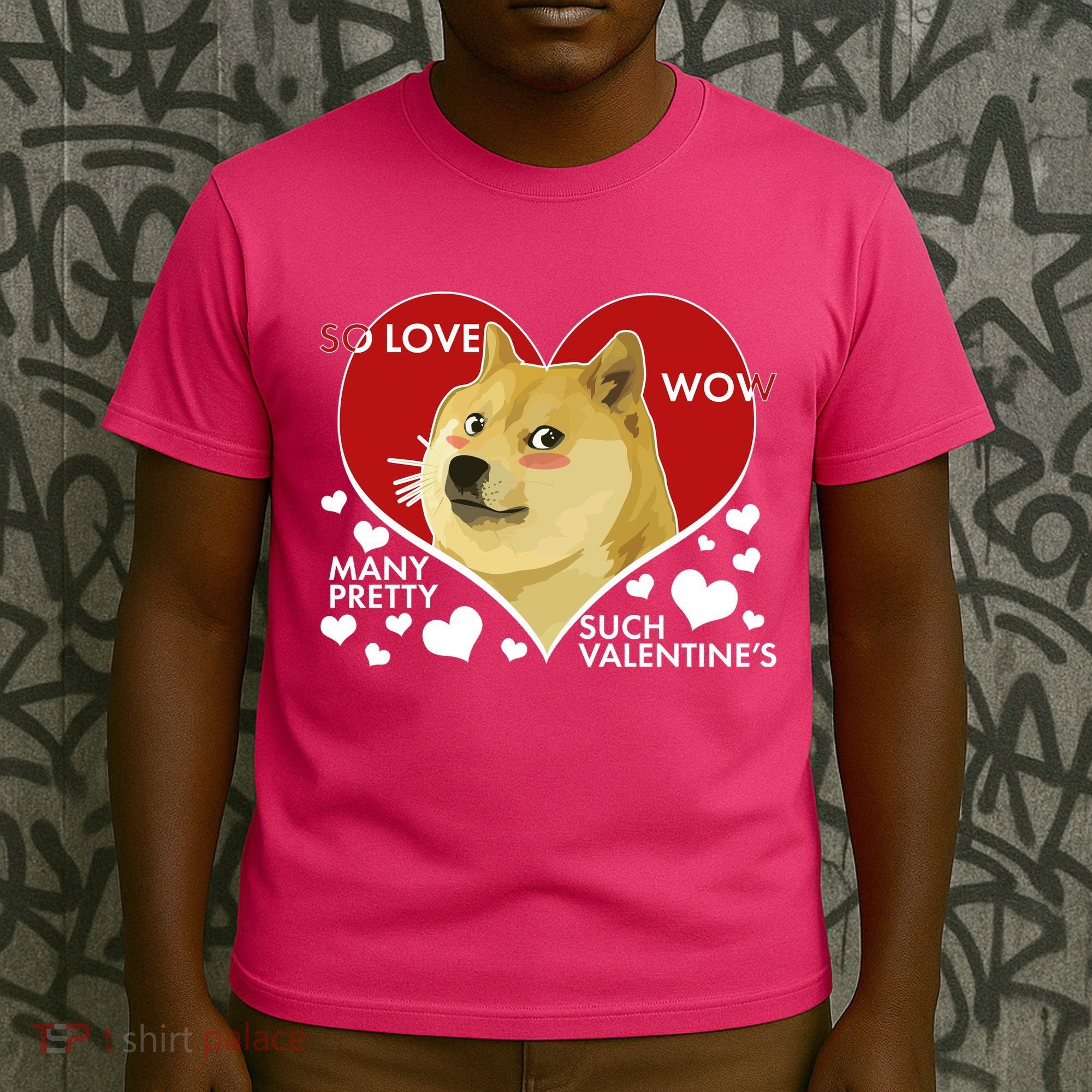Funny Doge Valentine Meme T-Shirt