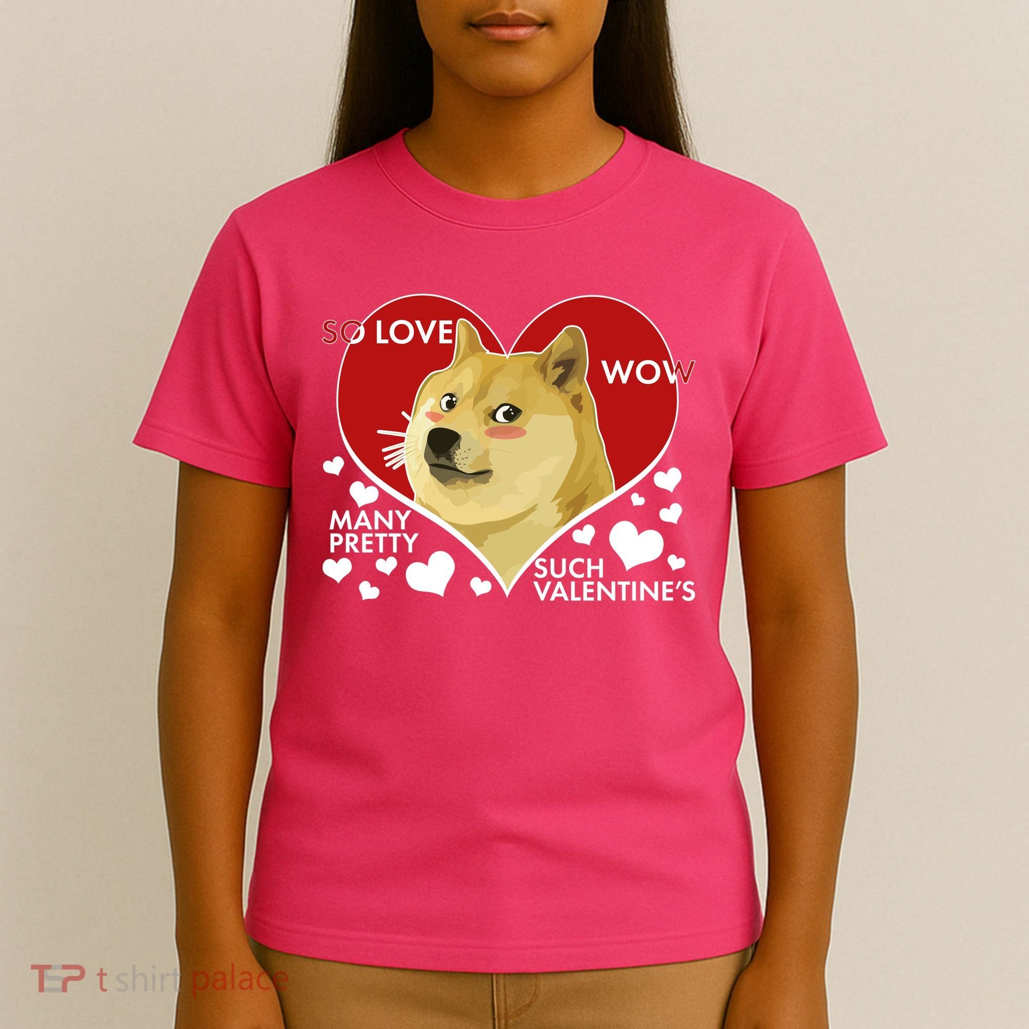 Funny Doge Valentine Meme T-Shirt