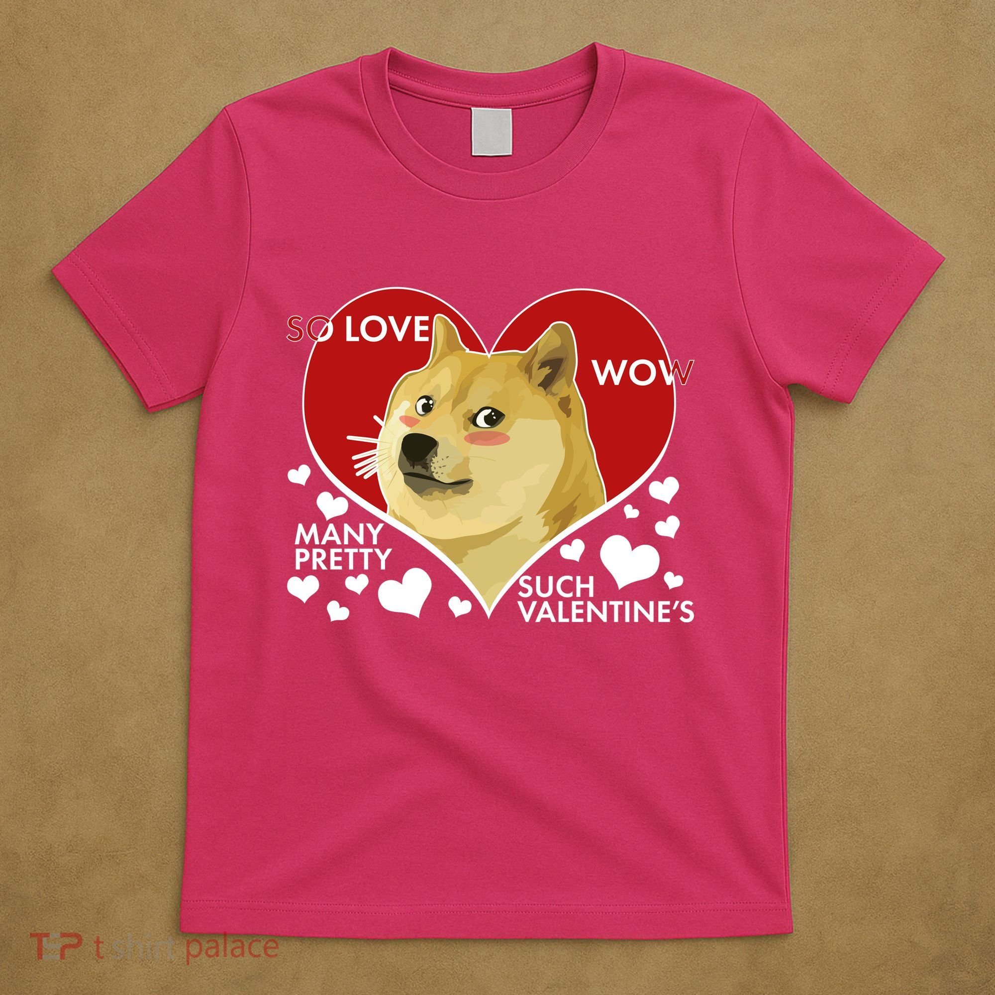 Funny Doge Valentine Meme T-Shirt