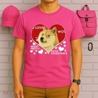 Funny Doge Valentine Meme T-Shirt thumb 6