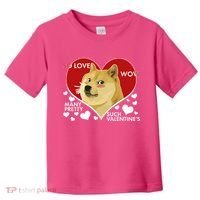 Funny Doge Valentine Meme Toddler T-Shirt thumb 0