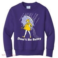 Funny Don't Be Salty Kids Sweatshirt thumb 0