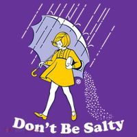 Funny Don't Be Salty Kids Long Sleeve Shirt thumb 2
