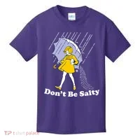 Funny Don't Be Salty Kids T-Shirt thumb 0