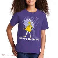 Funny Don't Be Salty Kids T-Shirt thumb 2