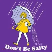 Funny Don't Be Salty Kids T-Shirt thumb 4