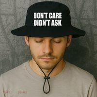 Funny Don't Care Didn't Ask Bucket Hat thumb 2