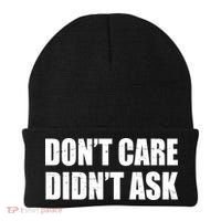 Funny Don't Care Didn't Ask Beanie thumb 0