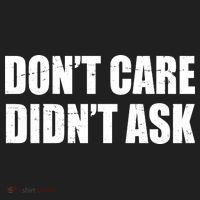 Funny Don't Care Didn't Ask Golf Towel thumb 3