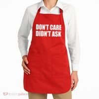 Funny Don't Care Didn't Ask Apron thumb 2