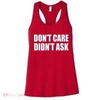 Funny Don't Care Didn't Ask Women's Tank Top thumb 0