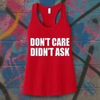 Funny Don't Care Didn't Ask Women's Tank Top thumb 3