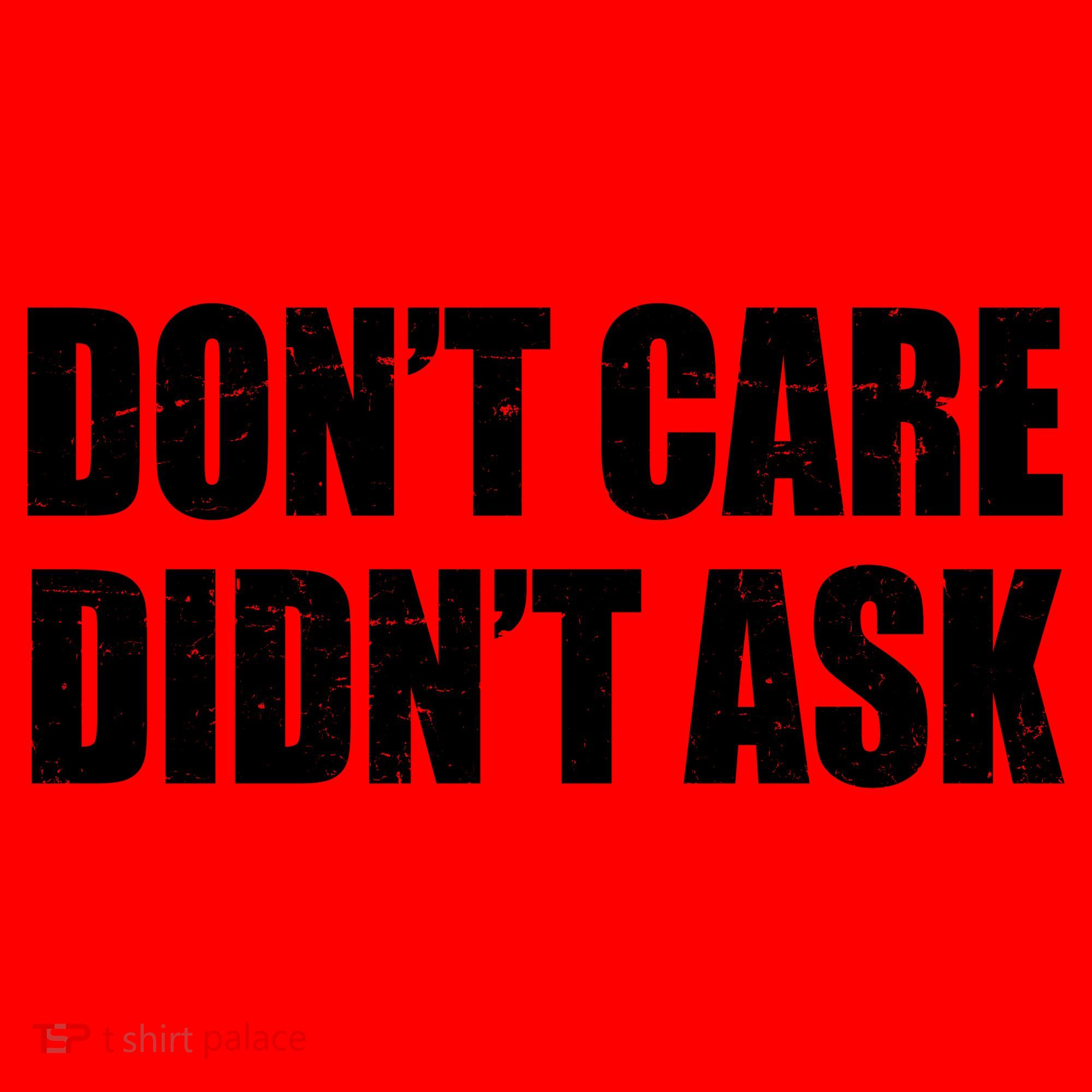 Funny Don't Care Didn't Ask Santa Hat