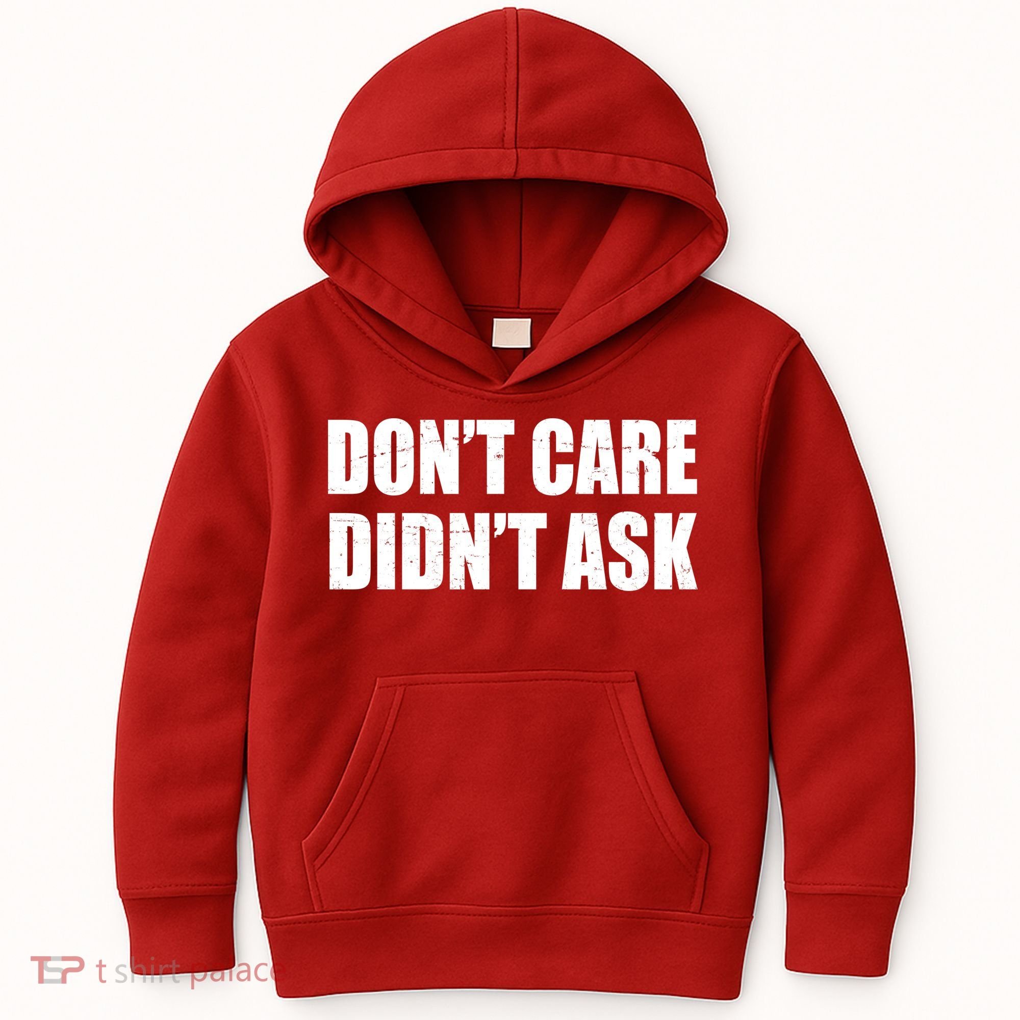 Funny Don't Care Didn't Ask Kids Hoodie