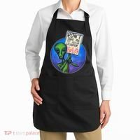 Funny Don't Take Me to Your Leader Alien Apron thumb 2