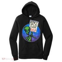 Funny Don't Take Me to Your Leader Alien Women's Hoodie thumb 0