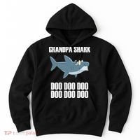 Funny Doo Grandpa Shark Hoodie thumb 0