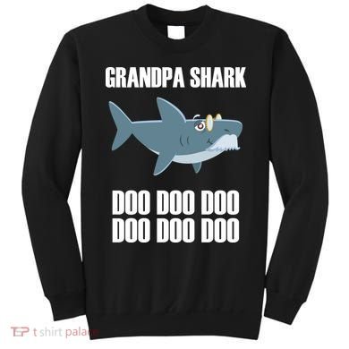 Funny Doo Grandpa Shark Sweatshirt