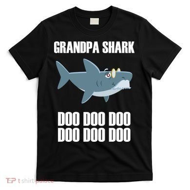 Funny Doo Grandpa Shark T-Shirt