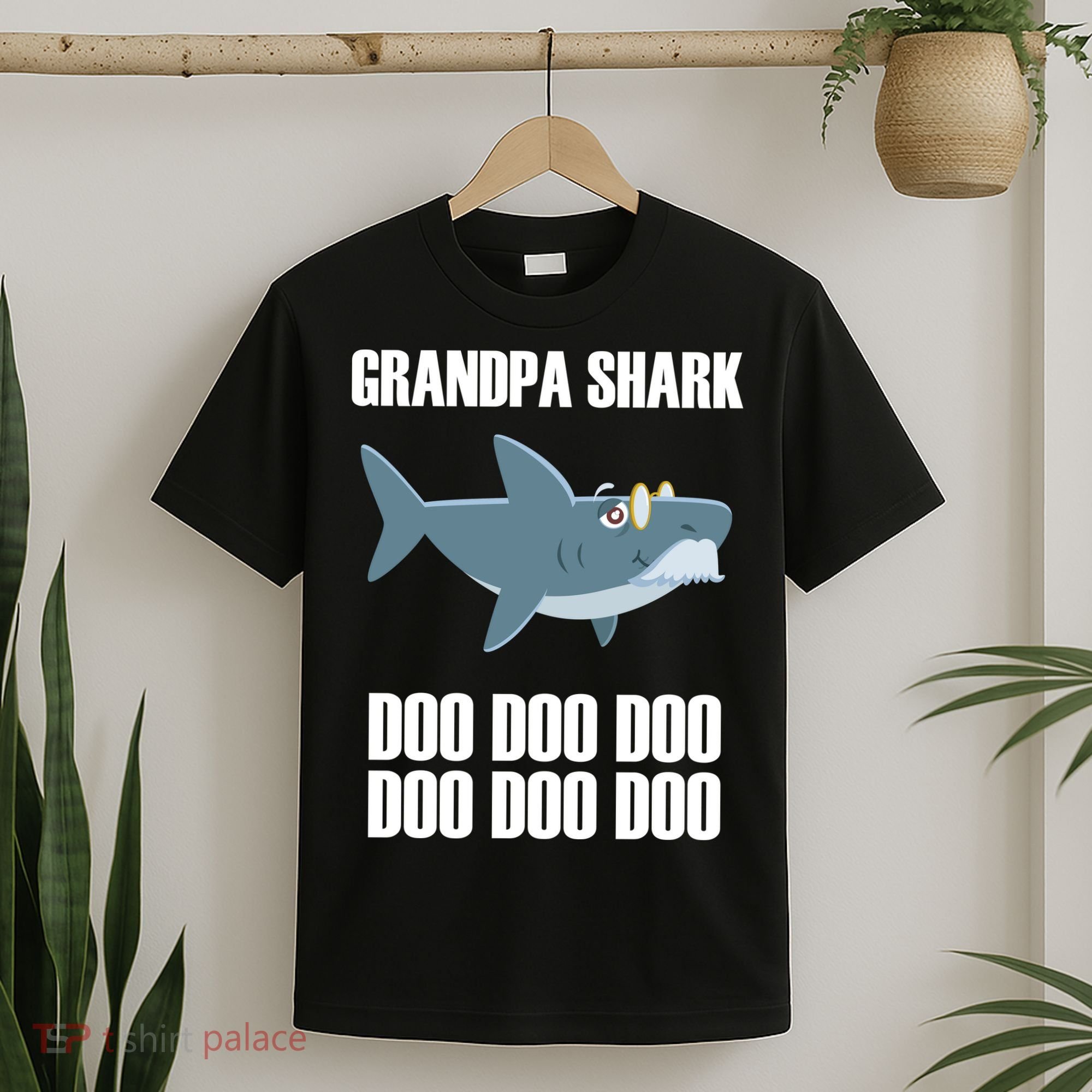 Funny Doo Grandpa Shark T-Shirt