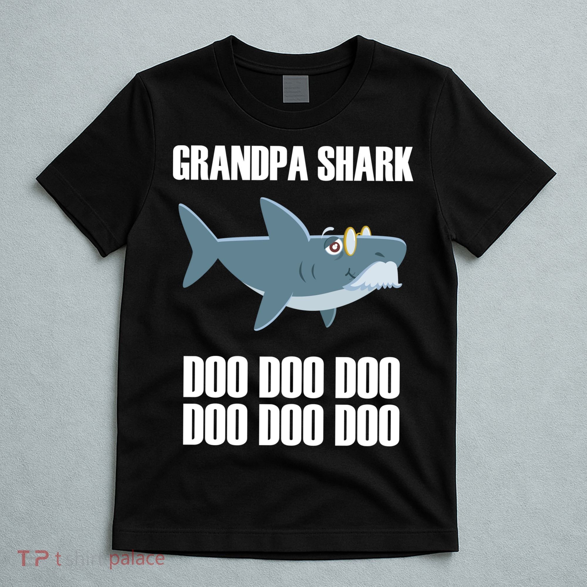 Funny Doo Grandpa Shark T-Shirt