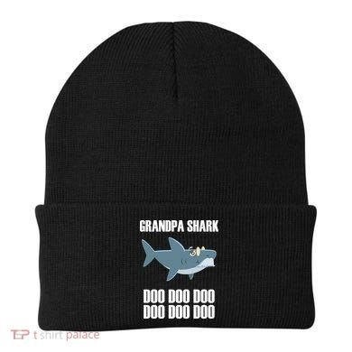 Funny Doo Grandpa Shark Beanie