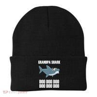 Funny Doo Grandpa Shark Beanie thumb 0