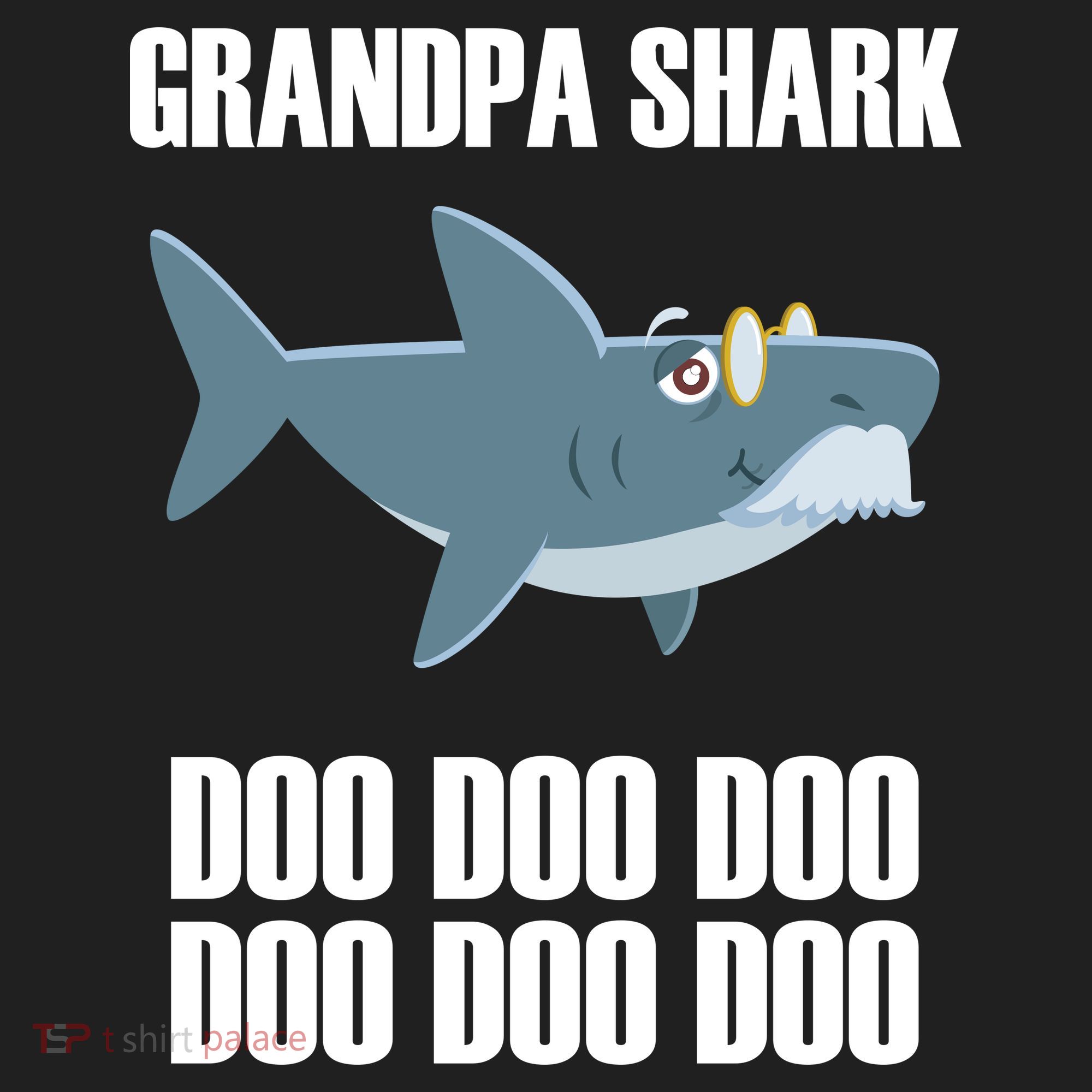 Funny Doo Grandpa Shark Beanie