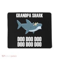 Funny Doo Grandpa Shark Mousepad thumb 0