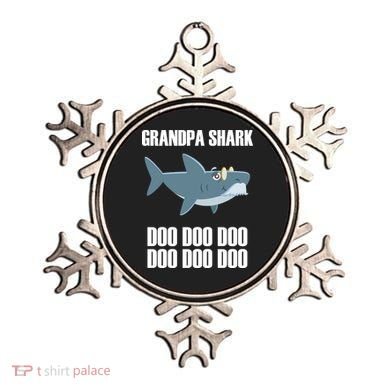 Funny Doo Grandpa Shark Ornament