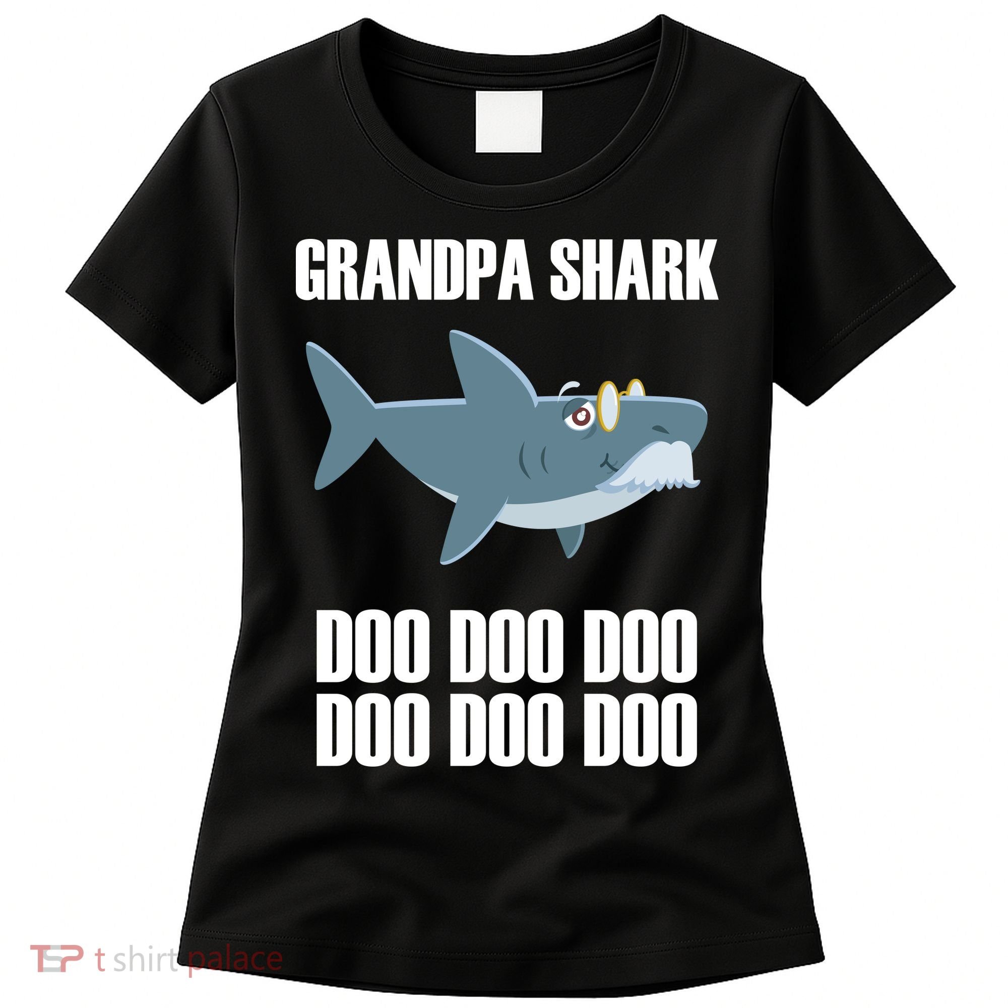 Funny Doo Grandpa Shark Women's T-Shirt