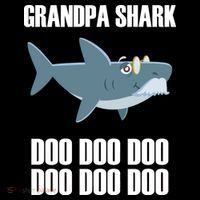 Funny Doo Grandpa Shark Kids Sweatshirt thumb 2