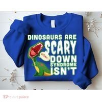 Funny Down Syndrome Awareness Dinosaurs Sweatshirt thumb 2