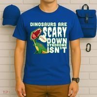 Funny Down Syndrome Awareness Dinosaurs T-Shirt thumb 6