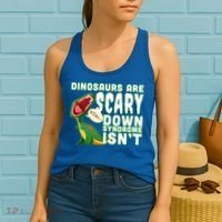 Funny Down Syndrome Awareness Dinosaurs Women's Tank Top thumb 2