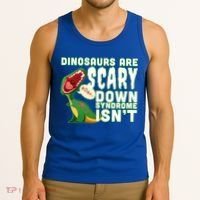 Funny Down Syndrome Awareness Dinosaurs Tank Top thumb 3