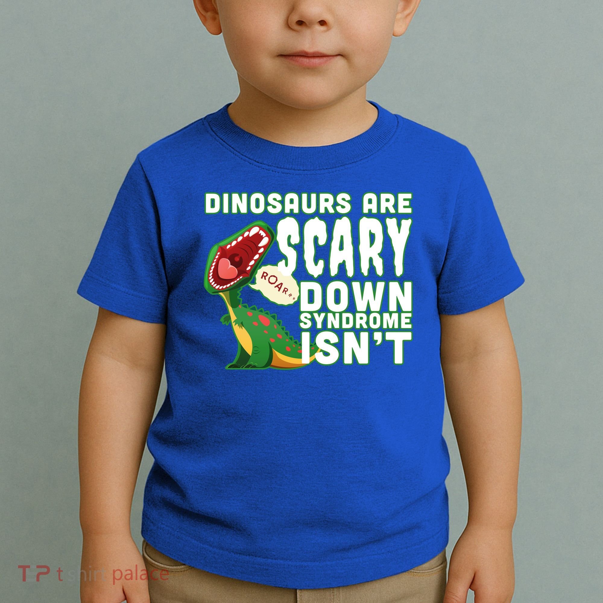 Funny Down Syndrome Awareness Dinosaurs Toddler T-Shirt