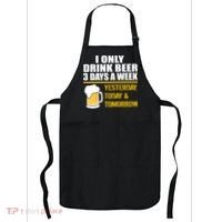 Funny Drink Beer 3 Days a Week Apron thumb 0