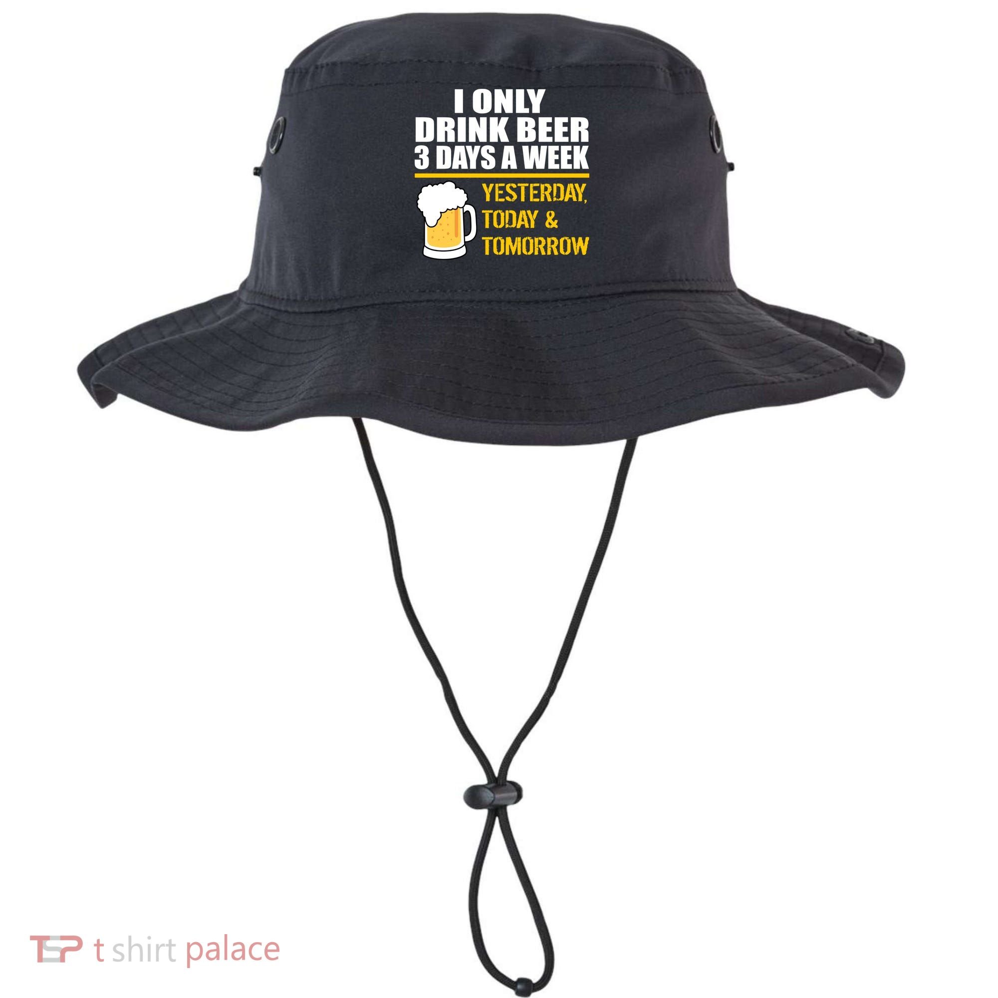 Funny Drink Beer 3 Days a Week Bucket Hat