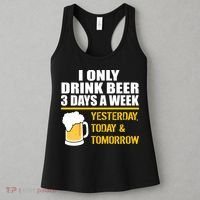 Funny Drink Beer 3 Days a Week Women's Tank Top thumb 3