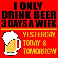 Funny Drink Beer 3 Days a Week Santa Hat thumb 1