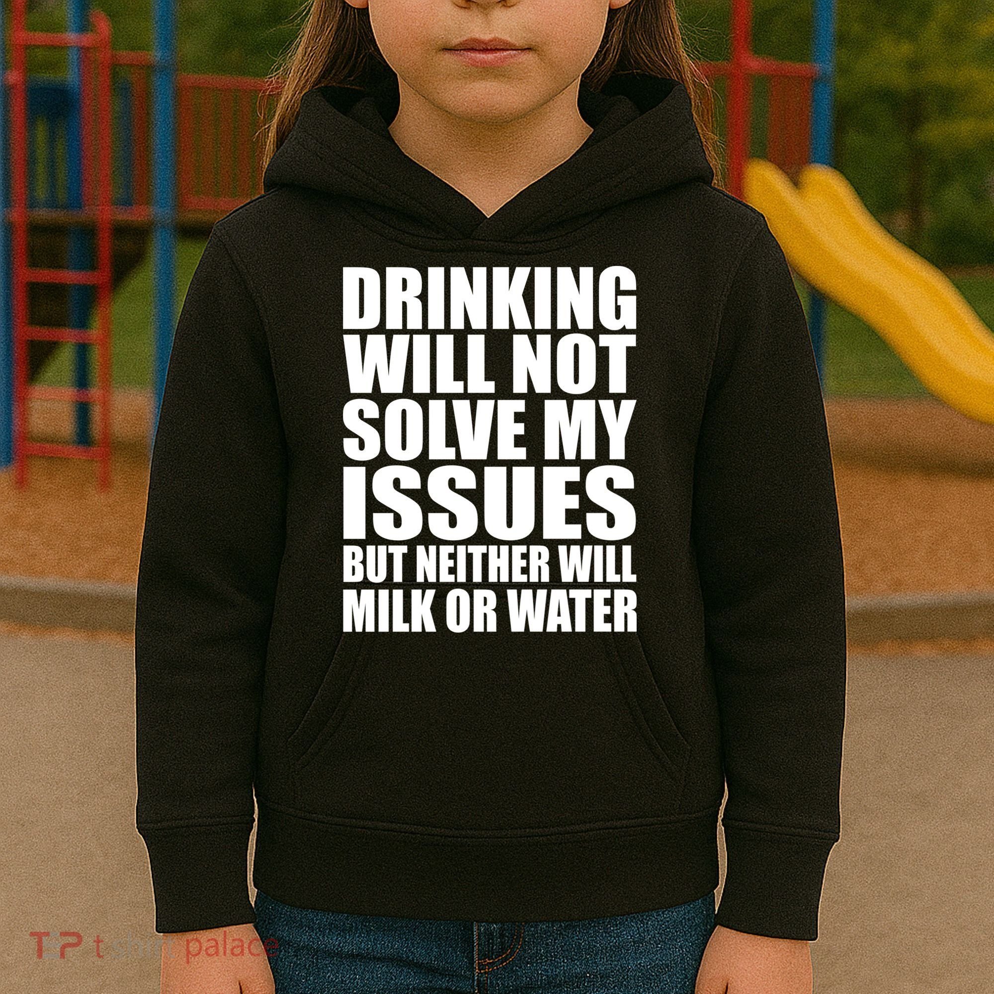 Funny Drinking Kids Hoodie