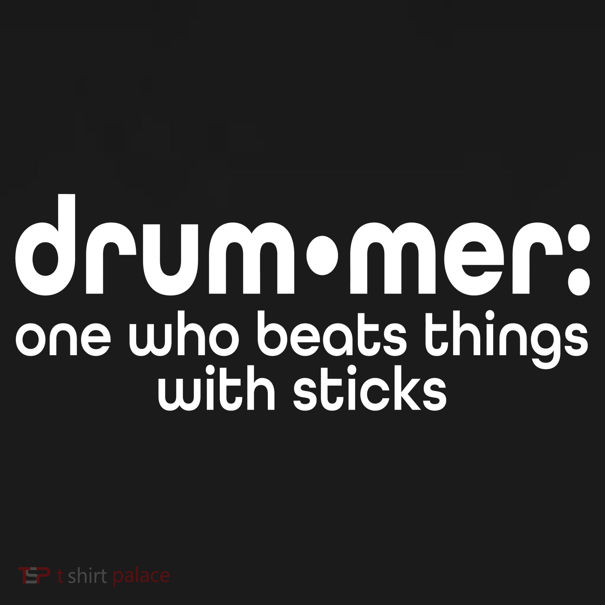 Funny Drummer Definition Beats With Sticks T-Shirt