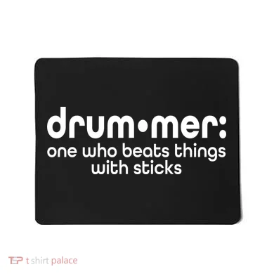 Funny Drummer Definition Beats With Sticks Mousepad