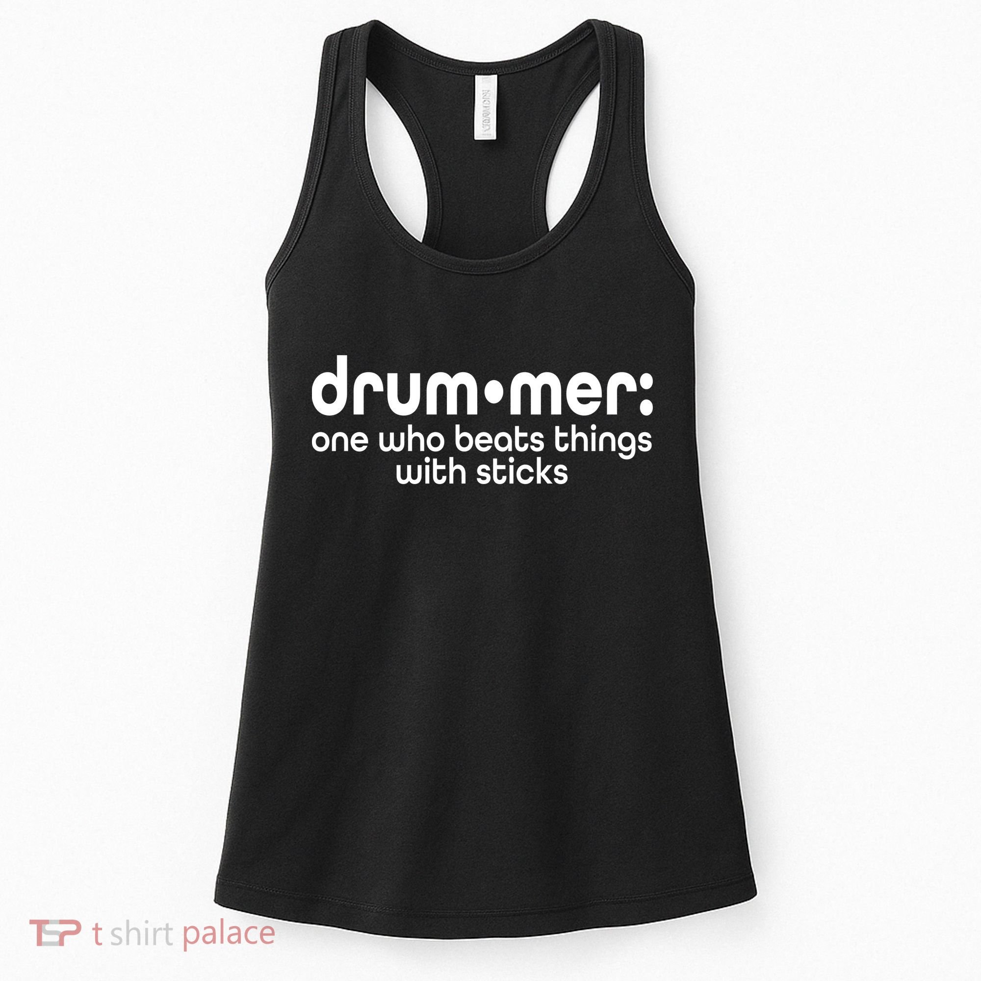 Funny Drummer Definition Beats With Sticks Women's Tank Top