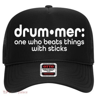 Funny Drummer Definition Beats With Sticks Hat
