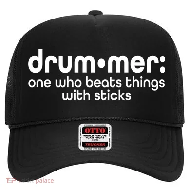 Funny Drummer Definition Beats With Sticks Hat
