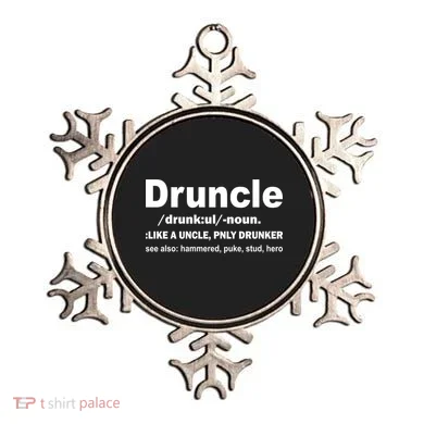 Funny Drunk Uncle Druncle Definition Ornament